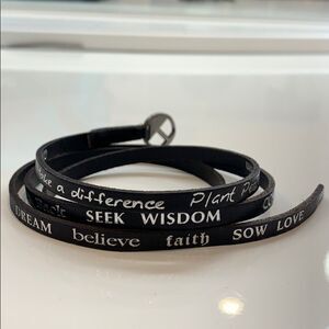 Inspirational Wrap Around Bracelet